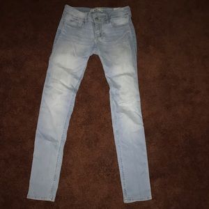 Light wash 1R Hollister skinny jeans